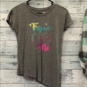 Grey Athletic “Try and Catch Me” Tee Shirt